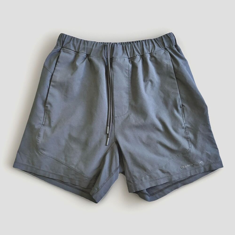 Outdoor Voices Shorts Men's Size Small Black Pull On Lined Athletic Running